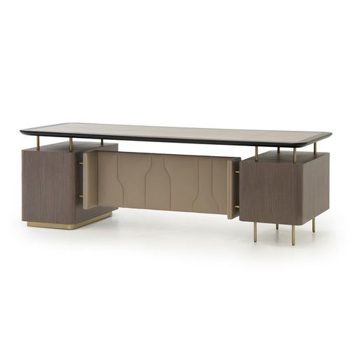 Bureau de direction - PANAMERA - Formitalia Group - contemporain / en bois massif / en cuir