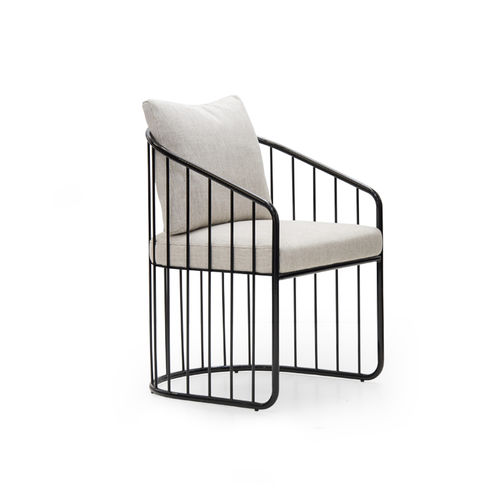 Chaise contemporaine - CHARLESTON - Formitalia Group - d'intérieur / en tissu / avec piètement en métal