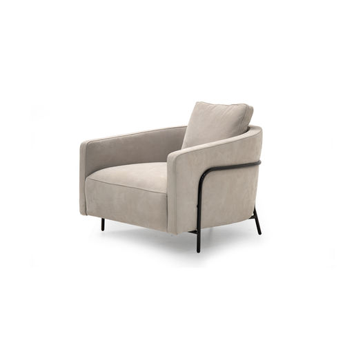Fauteuil contemporain - GIULIA  - Formitalia Group - en velours / en cuir / à coussins