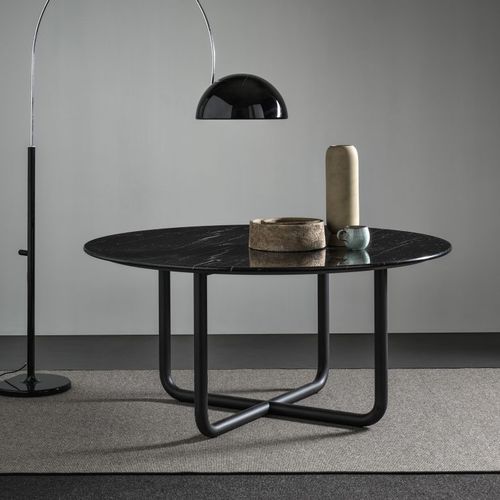 Table contemporaine - Paipu 140 - Frag - en verre / en marbre / avec piètement en acier