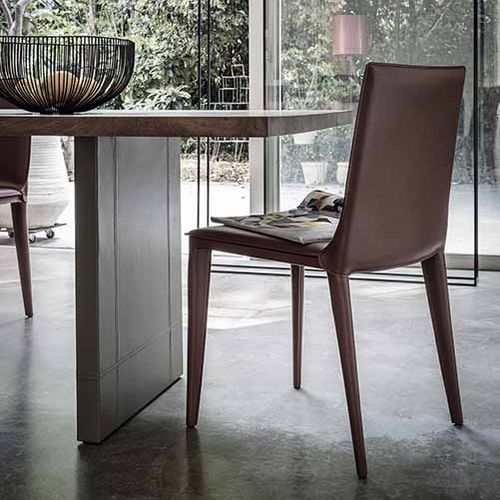 Chaise contemporaine - Latina - Frag - d'intérieur / en cuir / tapissée