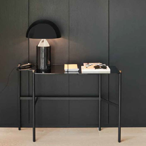 Bureau sur pied - Arita - Frag - contemporain / en placage de bois / en noyer