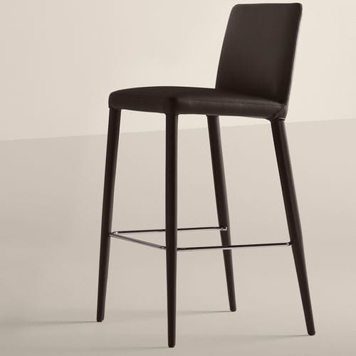 Chaise de bar contemporaine - Bella C - Frag - d'intérieur / en tissu / en cuir