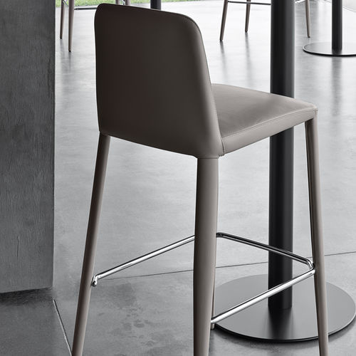 Chaise de bar contemporaine - Elf B - Frag - d'intérieur / en tissu / en cuir