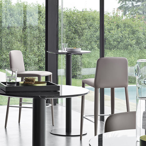 Chaise de bar contemporaine - Elf C - Frag - d'intérieur / en tissu / en cuir