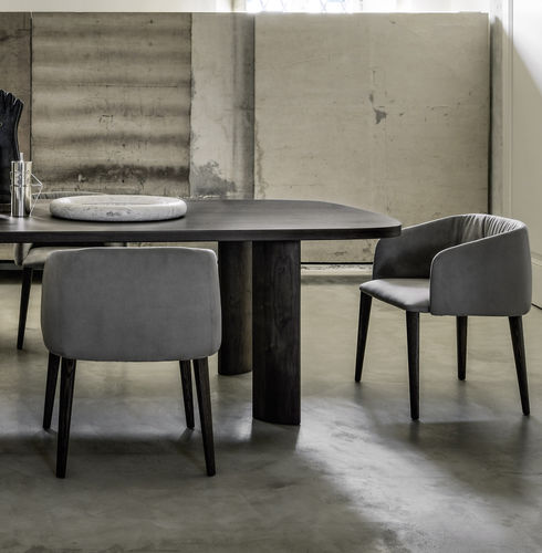 Chaise contemporaine - Sofy - Frag - d'intérieur / en tissu / en cuir
