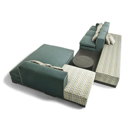 Canapé modulable - TEQUILA 6652 - Fratelli Boffi - contemporain / en tissu / à coussins