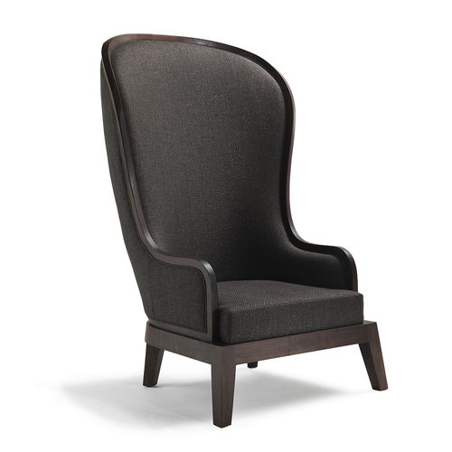 Fauteuil classique - DUCHESSE OF HOME - 6910 - Fratelli Boffi - en tissu / en bois / à dossier haut