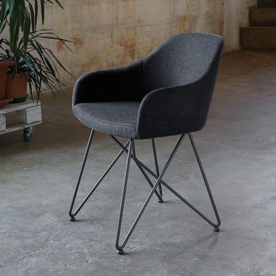 Chaise contemporaine - DEMETRA S155MX - Friulsedie Sud by Dalmasson - d'intérieur / en velours / en laine