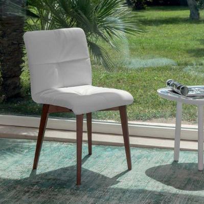 Chaise contemporaine - FANNY S152FR - Friulsedie Sud by Dalmasson - d'intérieur / en frêne / en simili cuir