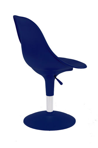 Chaise contemporaine - HARMONY BTP - Gaber - en polymère / piètement central / pivotante