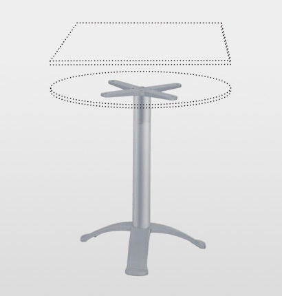 Pied de table en aluminium - BG3K - Gaber - contemporain / professionnel