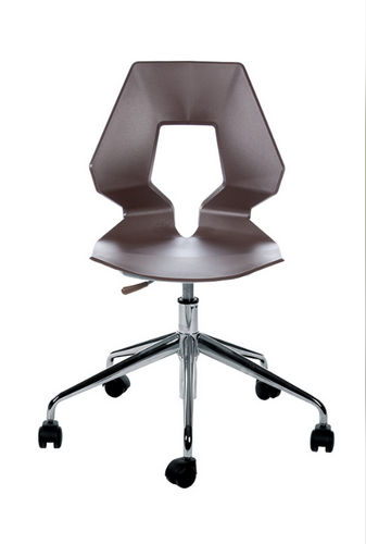 Chaise contemporaine - PRODIGE 5R - Gaber - en polymère / avec piètement en métal / piètement étoile