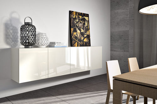 Buffet mural - IDENTITY  : LIFE - Giellesse di Galli Luigi eAlessandro e C. - contemporain / en bois / en bois laqué
