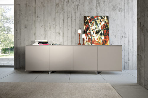 Buffet contemporain - IDENTITY : GIULY - Giellesse di Galli Luigi eAlessandro e C. - en bois laqué / en chêne / en bois laqué mat