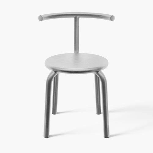 Chaise visiteur contemporaine - TORNO - + HALLE - d'extérieur / d'intérieur / en cuir