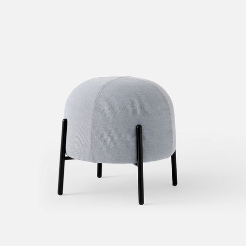Tabouret contemporain - SALLY - + HALLE - avec piètement en bois / tapissé / professionnel