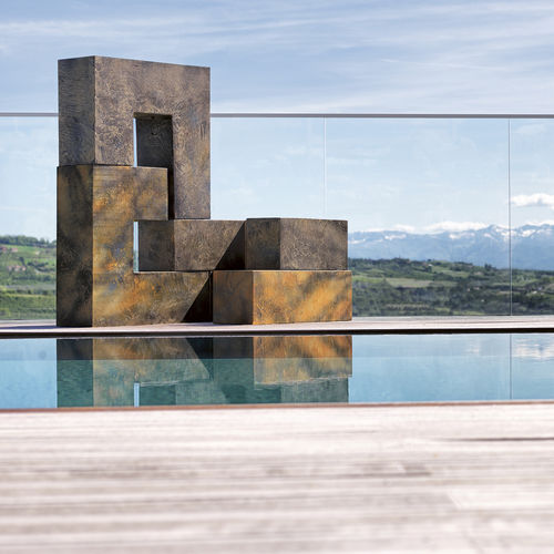 Sculpture en polyuréthane - UNTITLED - Gufram - d'extérieur / marron / dorée