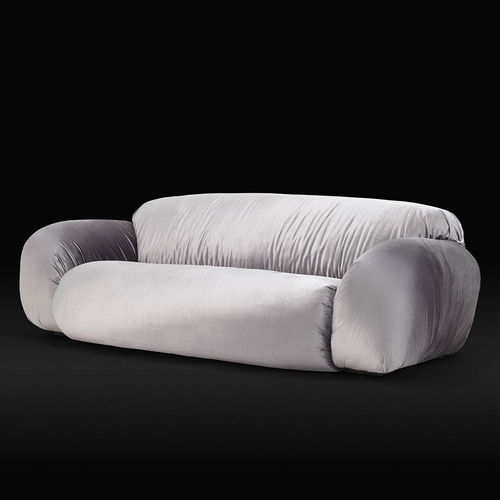 Canapé contemporain - BETSY - Gufram - en tissu / avec revêtement amovible / gris