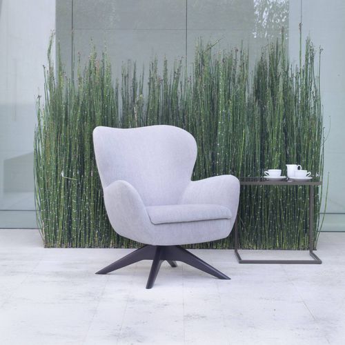 Fauteuil contemporain - SUSHI - Gyform - en tissu / en métal / en bois