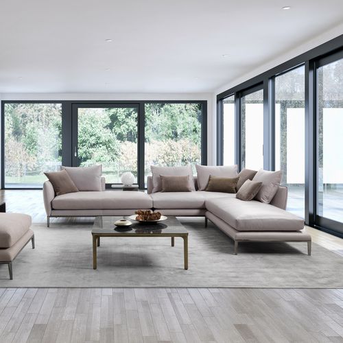 Canapé modulable - OLIVER - Gyform - contemporain / en tissu / en cuir
