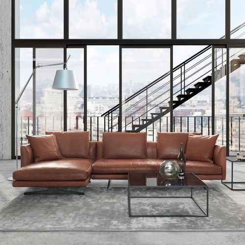 Canapé d'angle - LIGHT - Gyform - contemporain / en tissu / en cuir