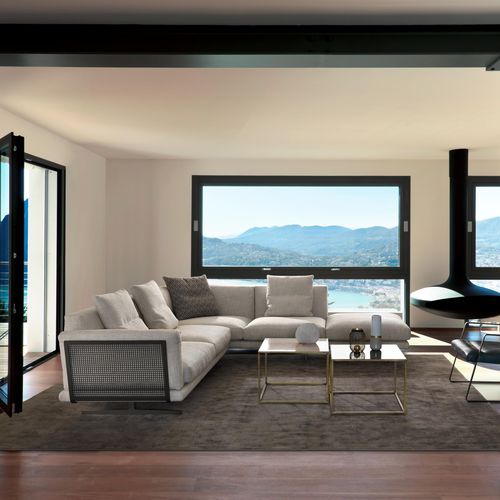 Canapé modulable - LEON - Gyform - contemporain / d'extérieur / en tissu