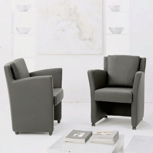 Fauteuil contemporain - NATALIE - Gyform - en cuir / en tissu / bridge