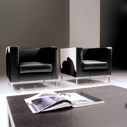 Fauteuil contemporain - ENIGMA - Gyform - en cuir / en tissu / avec revêtement amovible