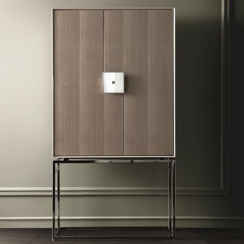 Meuble bar contemporain - ELITE - Haute Couture by Costantini Pietro - en bois laqué / en acier inoxydable