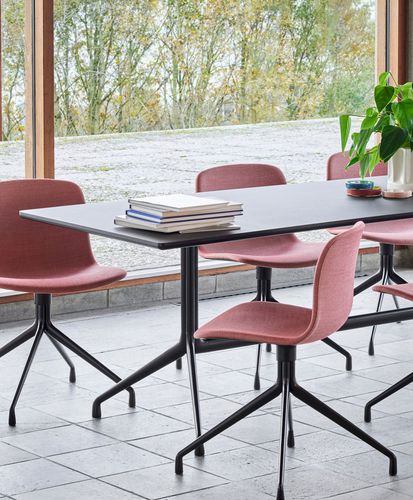 Chaise visiteur contemporaine - AAC11 - Hay a/s - d'intérieur / en acier / en aluminium