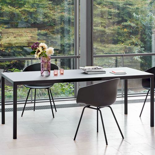Table contemporaine - T12  - Hay a/s - en acier / avec piètement en acier / rectangulaire