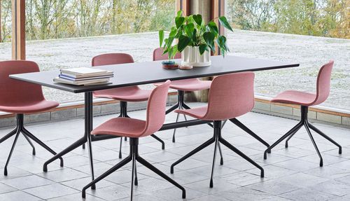 Table contemporaine - AAT 10 - Hay a/s - en métal / avec piètement en métal / rectangulaire