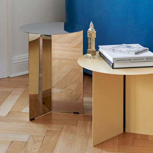 Table d'appoint contemporaine - SLIT - Hay a/s - en métal / ronde / résidentielle