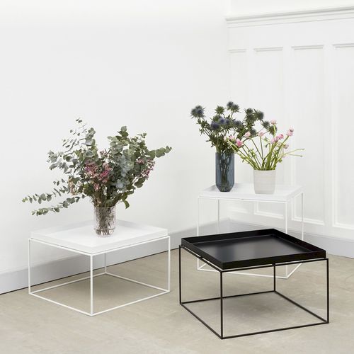 Table basse contemporaine - TRAY  - Hay a/s - en métal / rectangulaire / résidentielle