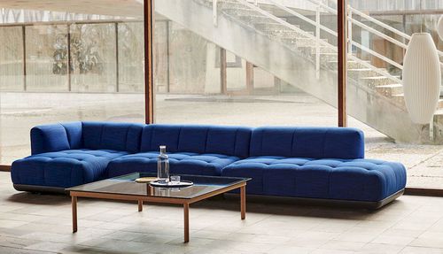 Canapé modulable - QUILTON - Hay a/s - contemporain / en tissu / en cuir