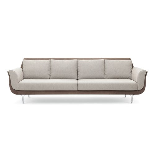 Canapé contemporain - BRERA - i4 MARIANI - en tissu / en cuir / en peau de bête