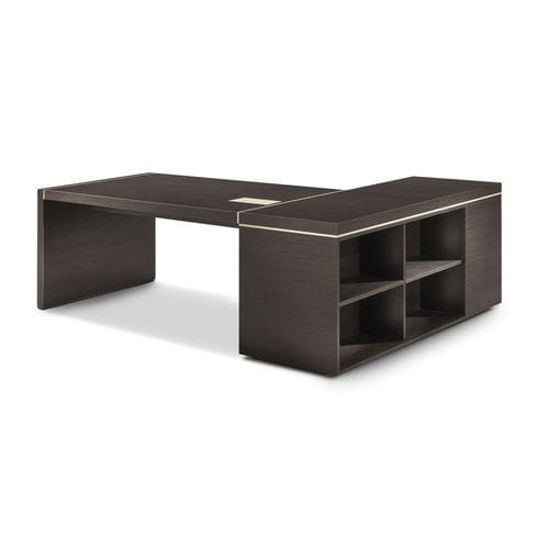 Bureau de direction - BLADE - i4 MARIANI - sur pied / contemporain / en placage de bois