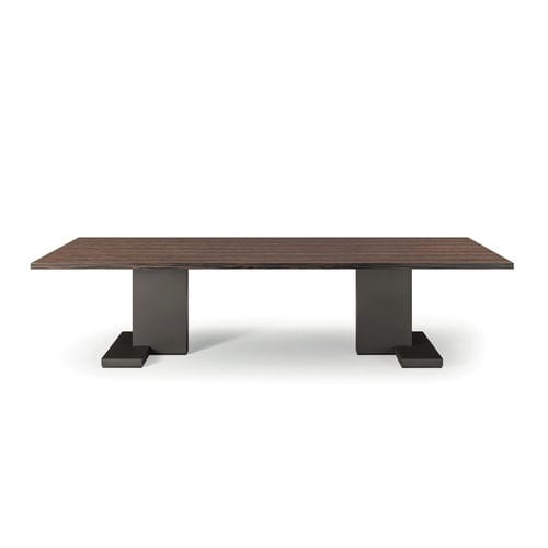 Table de réunion contemporaine - INCA - i4 MARIANI - en placage de bois / en bois laqué / en mélaminé