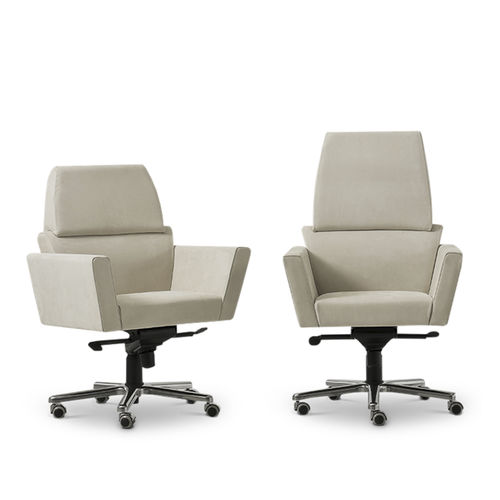 Fauteuil de bureau contemporain - ARES - i4 MARIANI - en cuir / en métal / inclinable