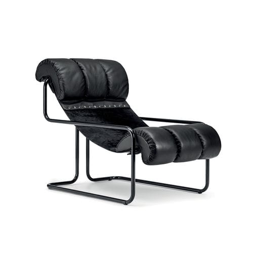 Chaise longue design original - TUCROMA - i4 MARIANI - en tissu / en cuir / en peau de vache