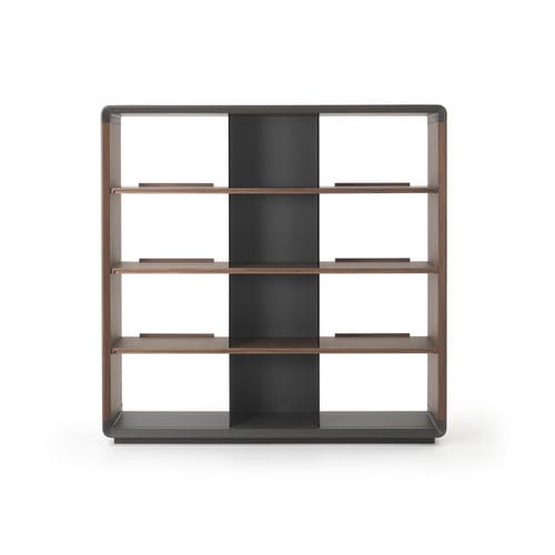 Bibliothèque haute - HERMAN - i4 MARIANI - contemporaine / professionnelle / en placage de bois