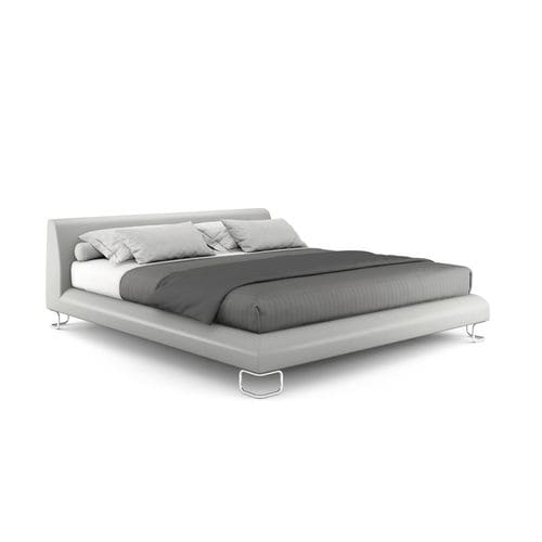 Lit double - ADD_LOOK - i4 MARIANI - contemporain / tapissé / avec tête de lit