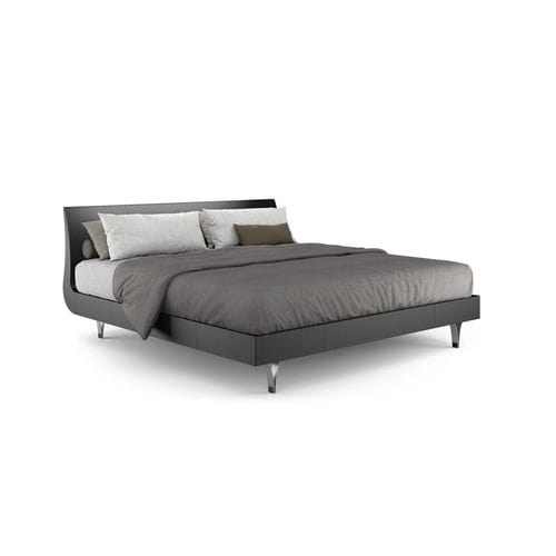 Lit double - BRERA - i4 MARIANI - contemporain / tapissé / avec tête de lit