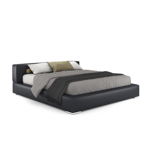 Lit double - KEEN - i4 MARIANI - contemporain / tapissé / avec tête de lit
