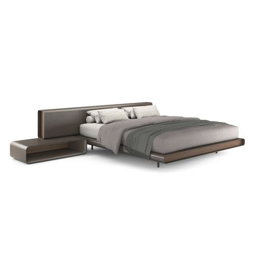 Lit double - TUBE - i4 MARIANI - contemporain / avec tête de lit / avec tables de chevet
