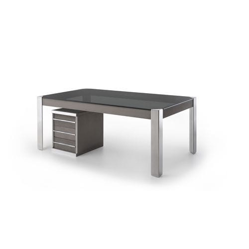 Système de bureau de direction - TEOREMA - i4 MARIANI - sur pied / moderne / en chrome