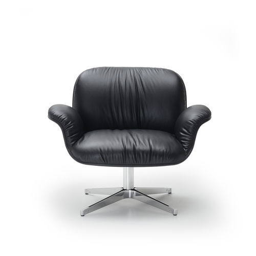 Fauteuil moderne - BRUMA - i4 MARIANI - en cuir / en simili cuir / en peau de bête