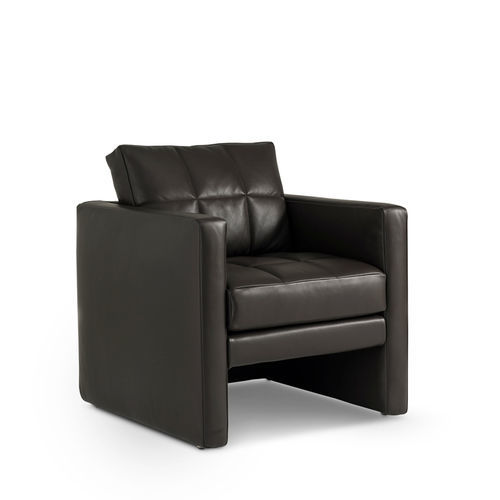 Fauteuil moderne - QUEBEC - i4 MARIANI - en cuir / en tissu / en bois massif