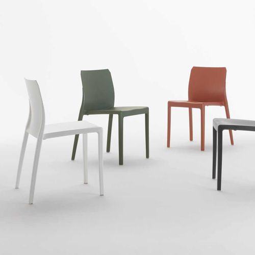 Chaise contemporaine - MI_AMI MATT - I.T.F. DESIGN SRL - de jardin / de terrasse / pour balcon